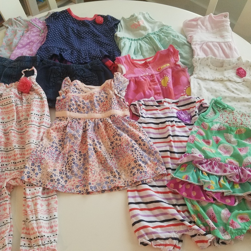 ADORABLE 9 month baby girl summer lot!